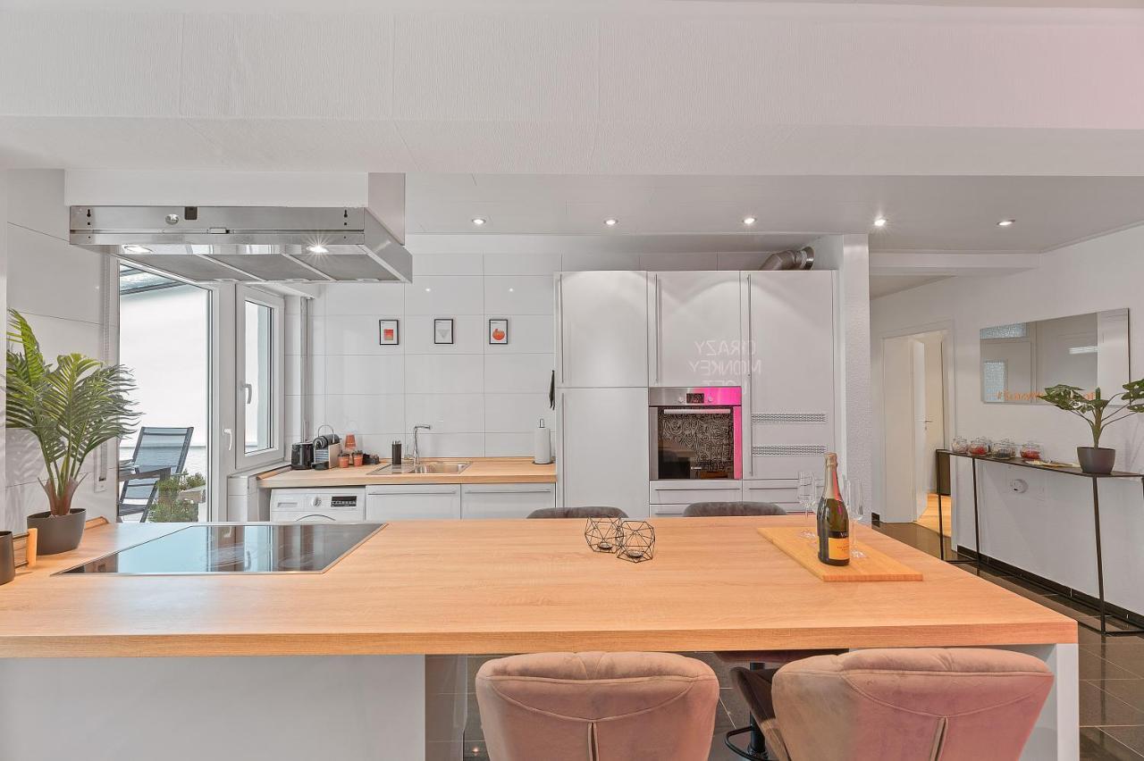 Das Crazy Monkey Loft Mit 100Qm & Summerlounge Apartment Stuttgart Exterior foto